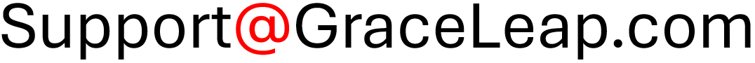 Our email address: support [at] graceleap [dot] com