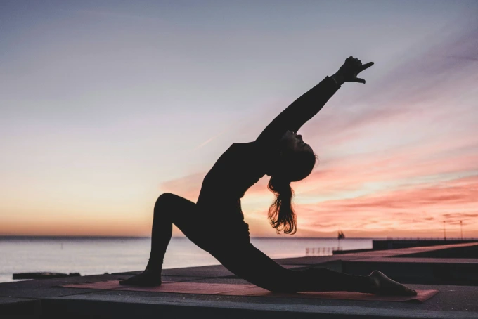 Person using wellness products